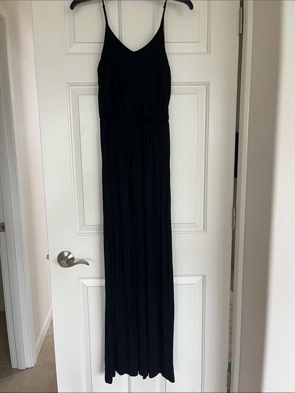 Lush Black Maxi Sleeveless Scoop Neck Dress
